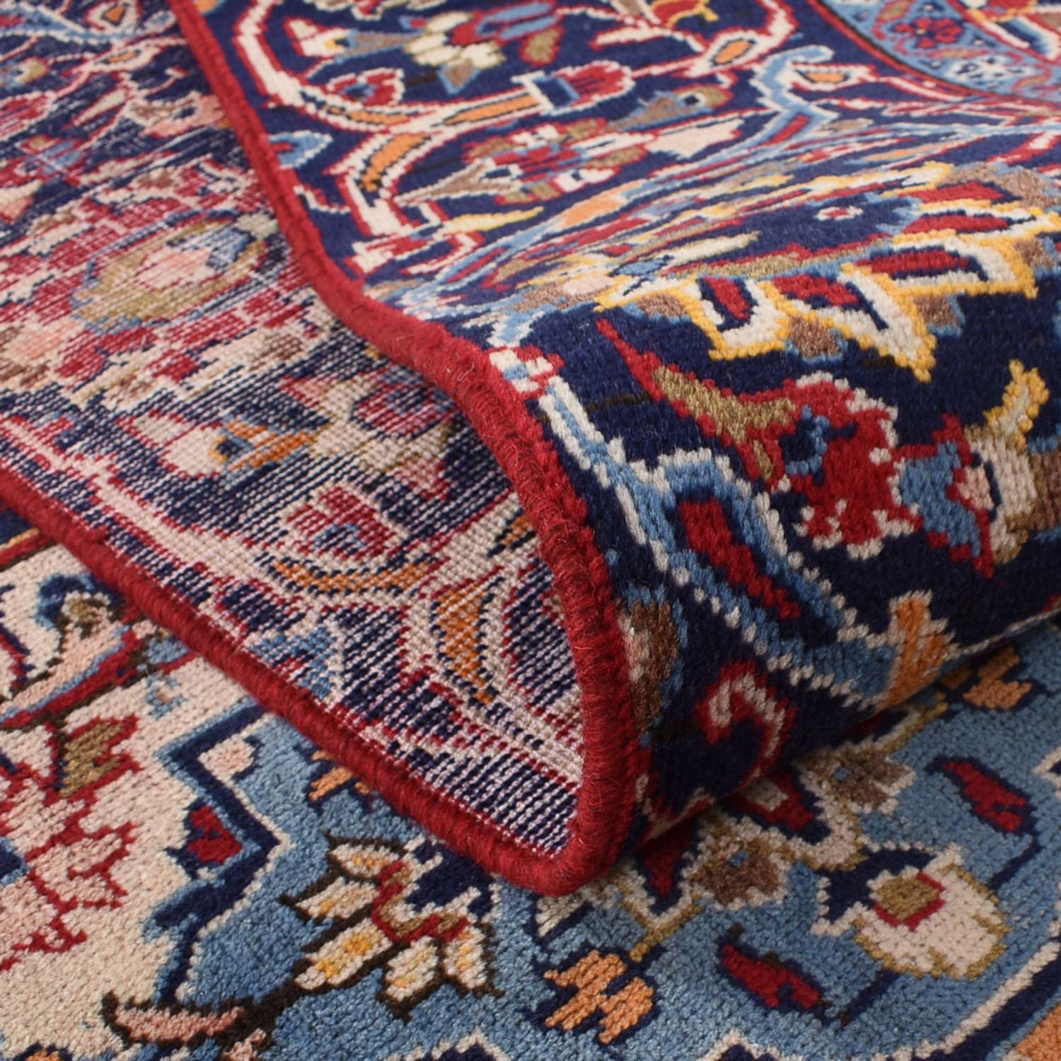 Tappeto Persero - Keshan - 343 x 219 cm - rosso