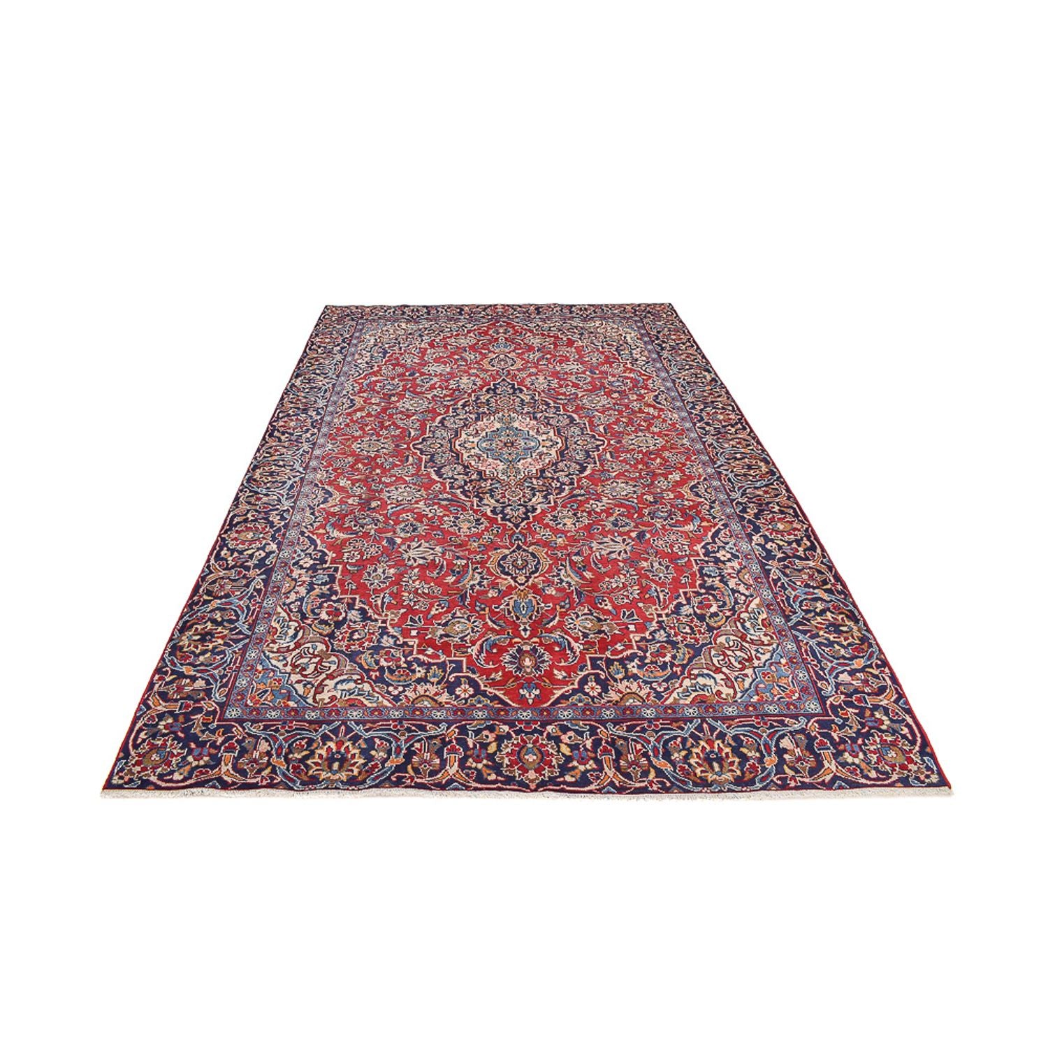 Tappeto Persero - Keshan - 343 x 219 cm - rosso
