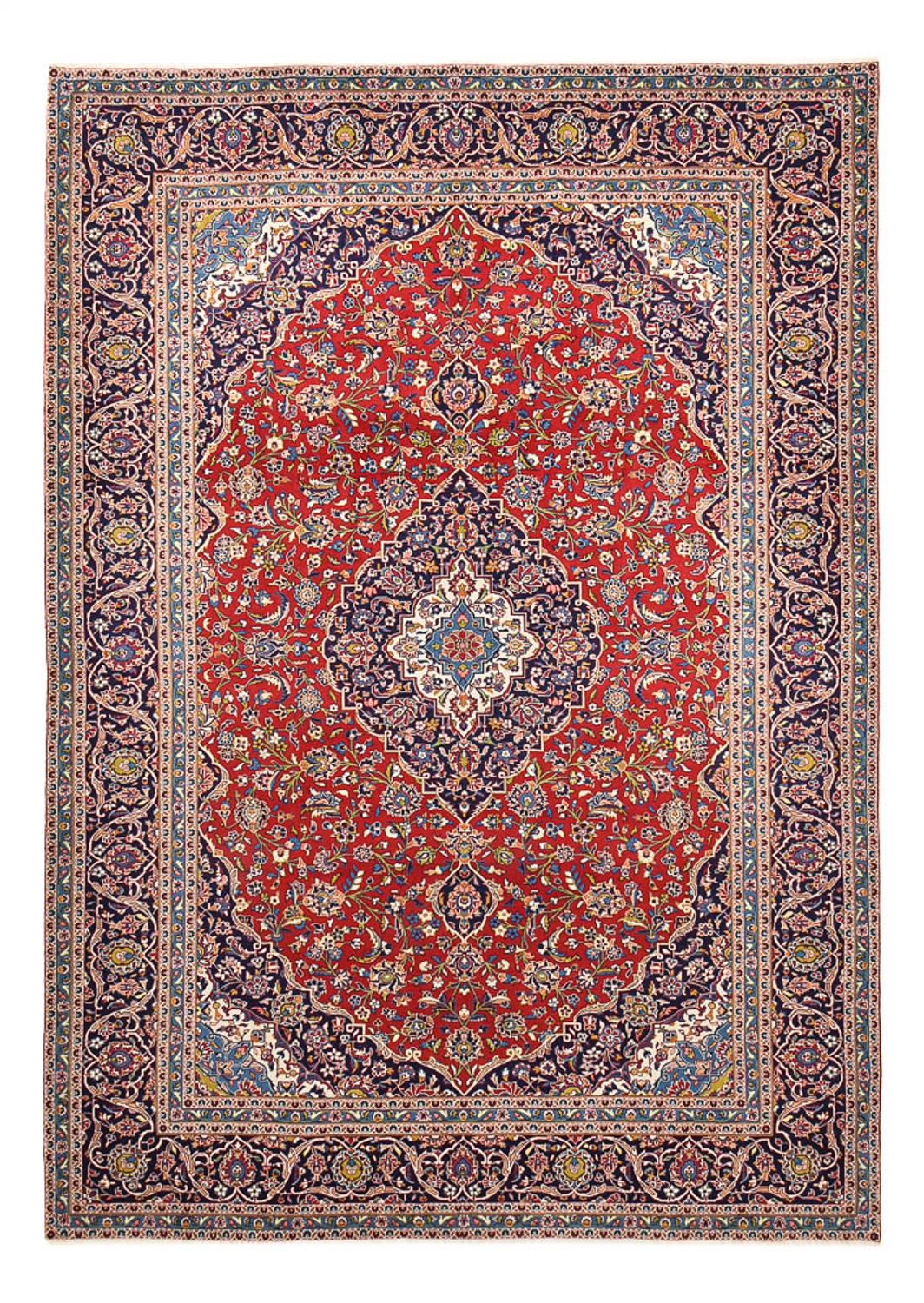 Tappeto Persero - Keshan - 403 x 295 cm - rosso