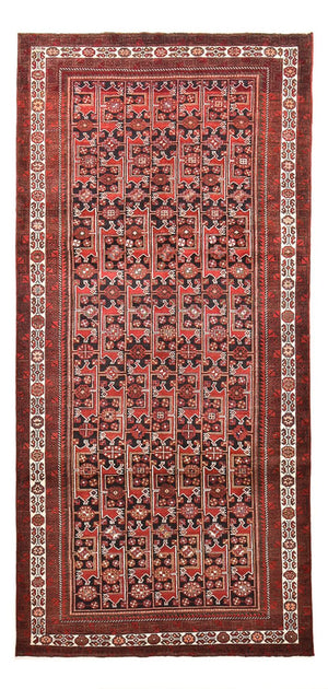 Tappeto corsia Tappeto Belutsch - 307 x 147 cm - ruggine