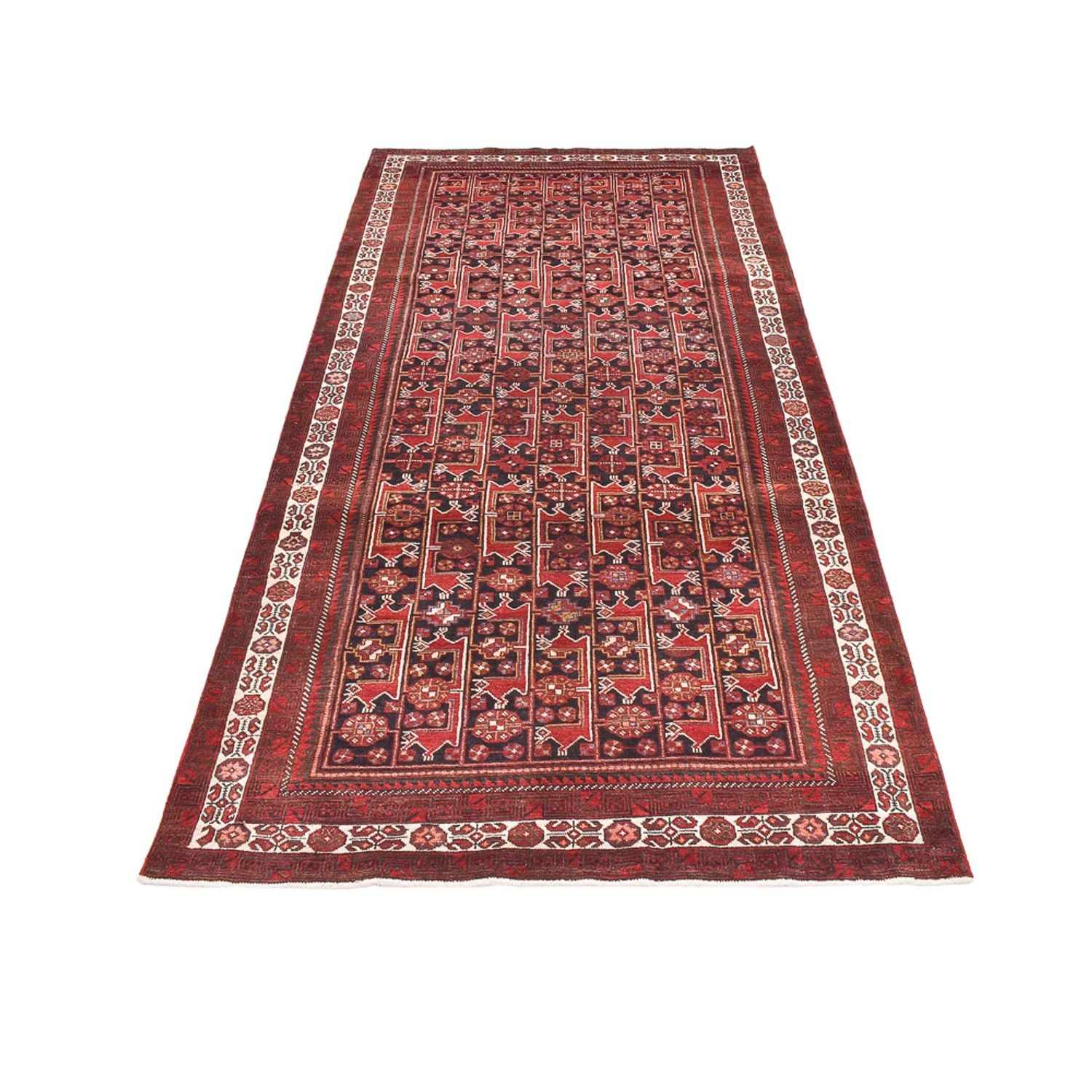 Tappeto corsia Tappeto Belutsch - 307 x 147 cm - ruggine