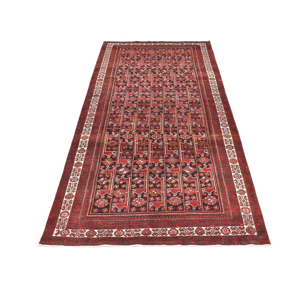 Tappeto corsia Tappeto Belutsch - 307 x 147 cm - ruggine