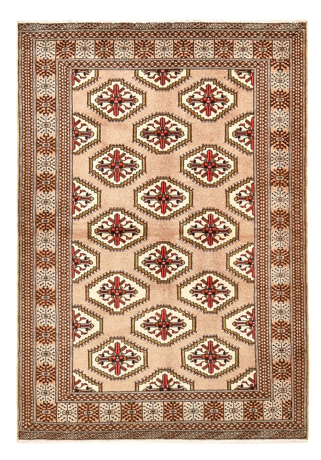 Tappeto Turkaman - 191 x 134 cm - sabbia