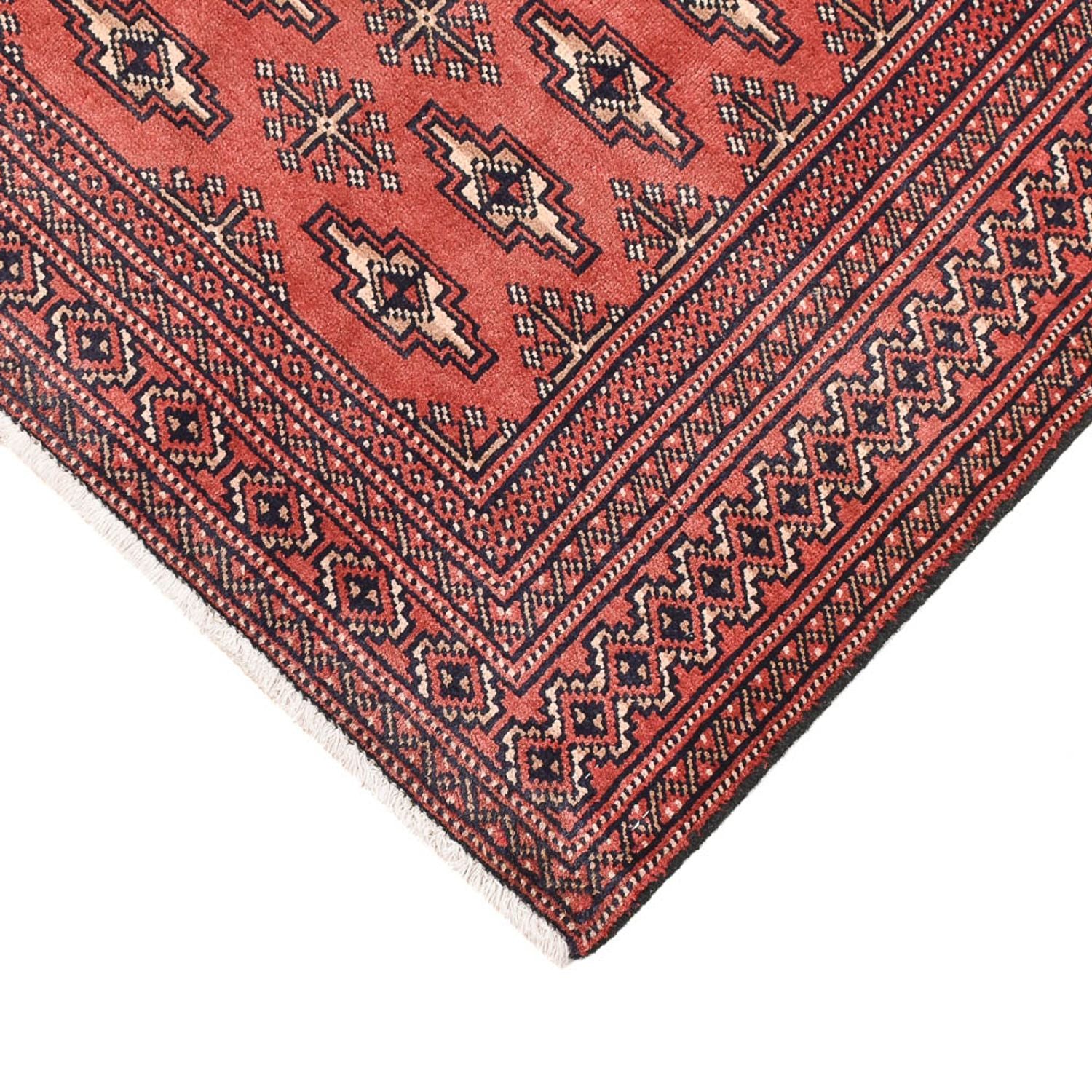 Tappeto Turkaman - 132 x 99 cm - rosso