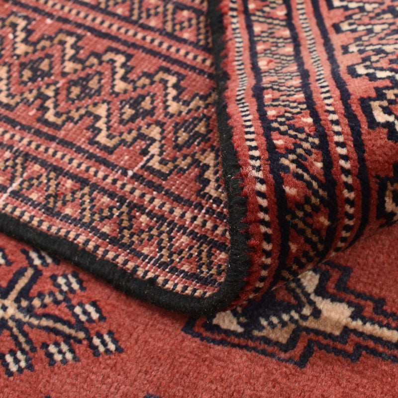 Tappeto Turkaman - 132 x 99 cm - rosso