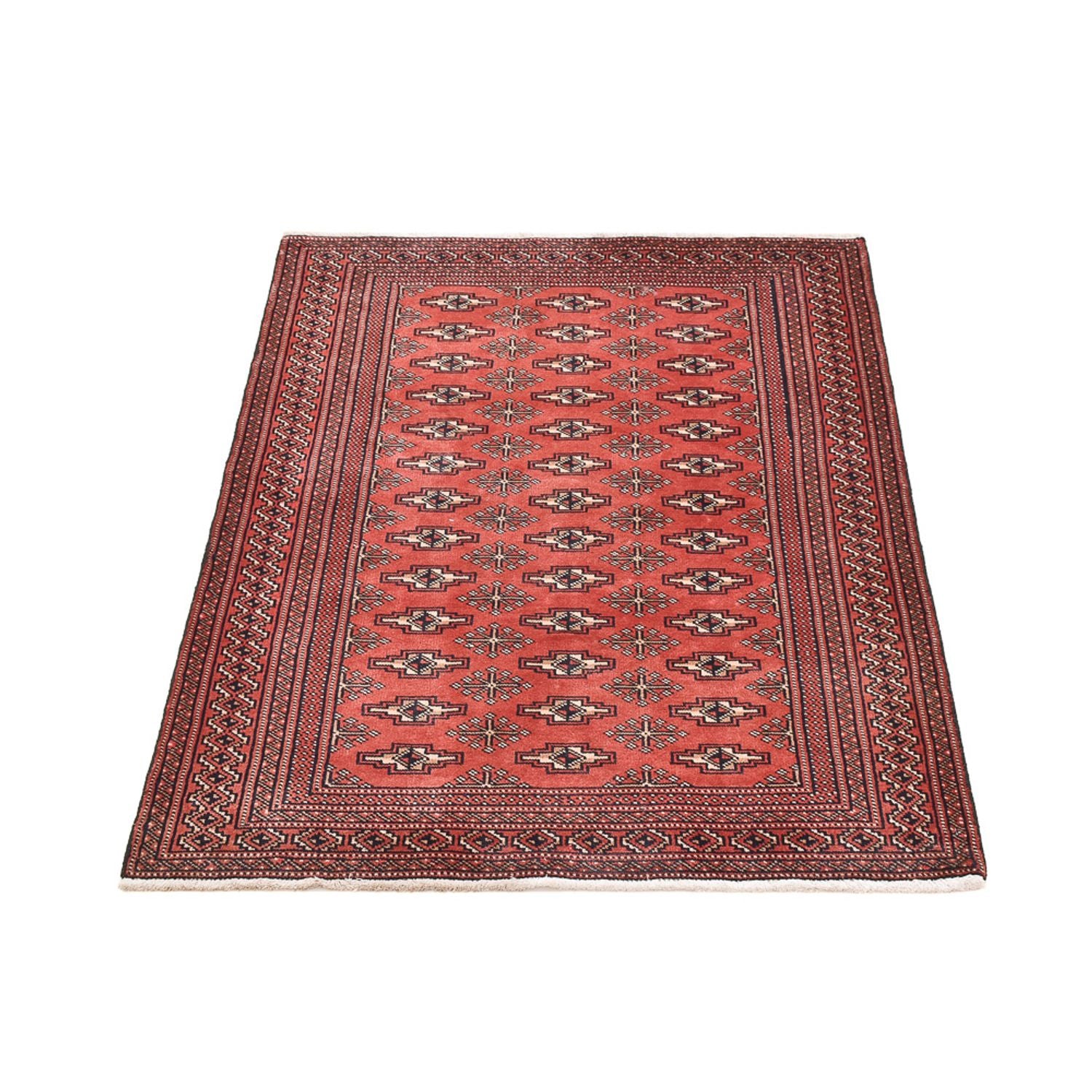 Tappeto Turkaman - 132 x 99 cm - rosso