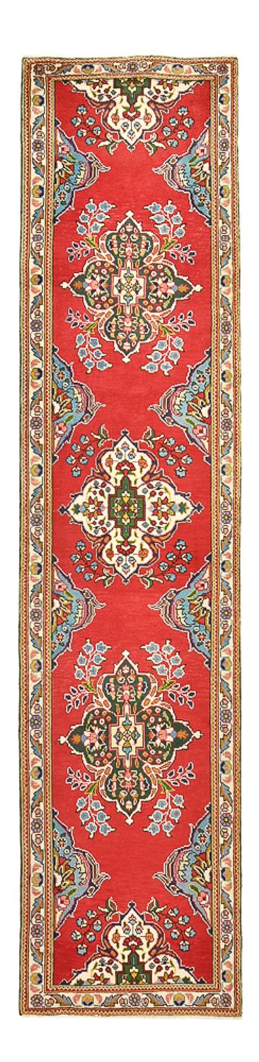 Tappeto corsia Tappeto Persero - Tabriz - 343 x 80 cm - rosso