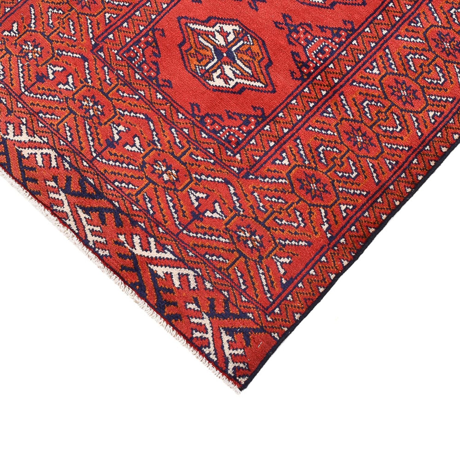 Tappeto corsia Tappeto Turkaman - 277 x 75 cm - rosso