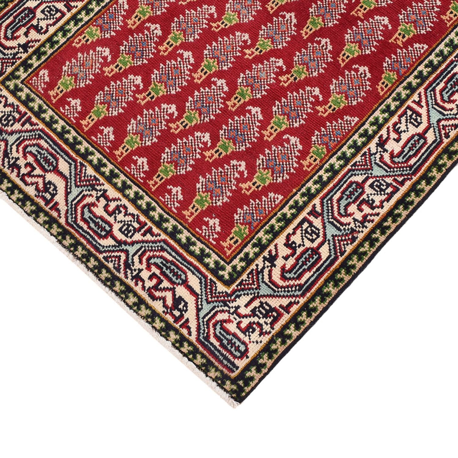 Tappeto corsia Tappeto Persero - Tabriz - 373 x 80 cm - ruggine