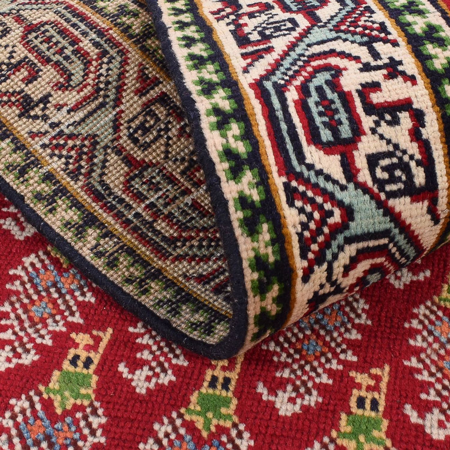 Tappeto corsia Tappeto Persero - Tabriz - 373 x 80 cm - ruggine