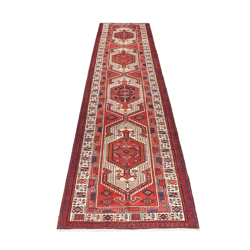 Tappeto corsia Tappeto Persero - Tabriz - 460 x 98 cm - ruggine