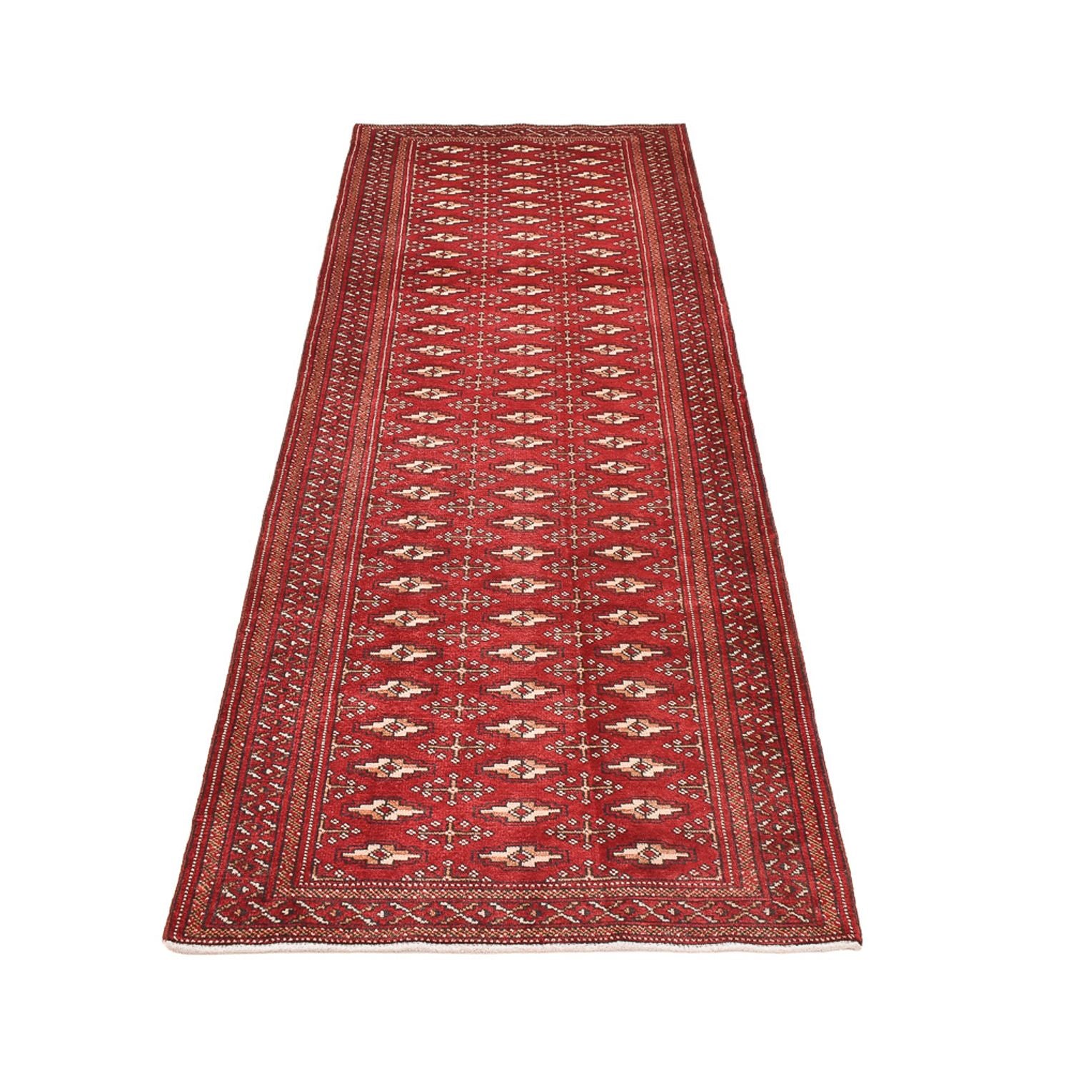 Tappeto corsia Tappeto Turkaman - 274 x 96 cm - rosso