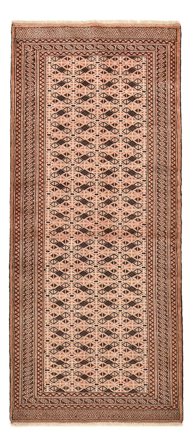 Tappeto corsia Tappeto Turkaman - 193 x 83 cm - rosso chiaro