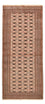Tappeto corsia Tappeto Turkaman - 193 x 83 cm - rosso chiaro