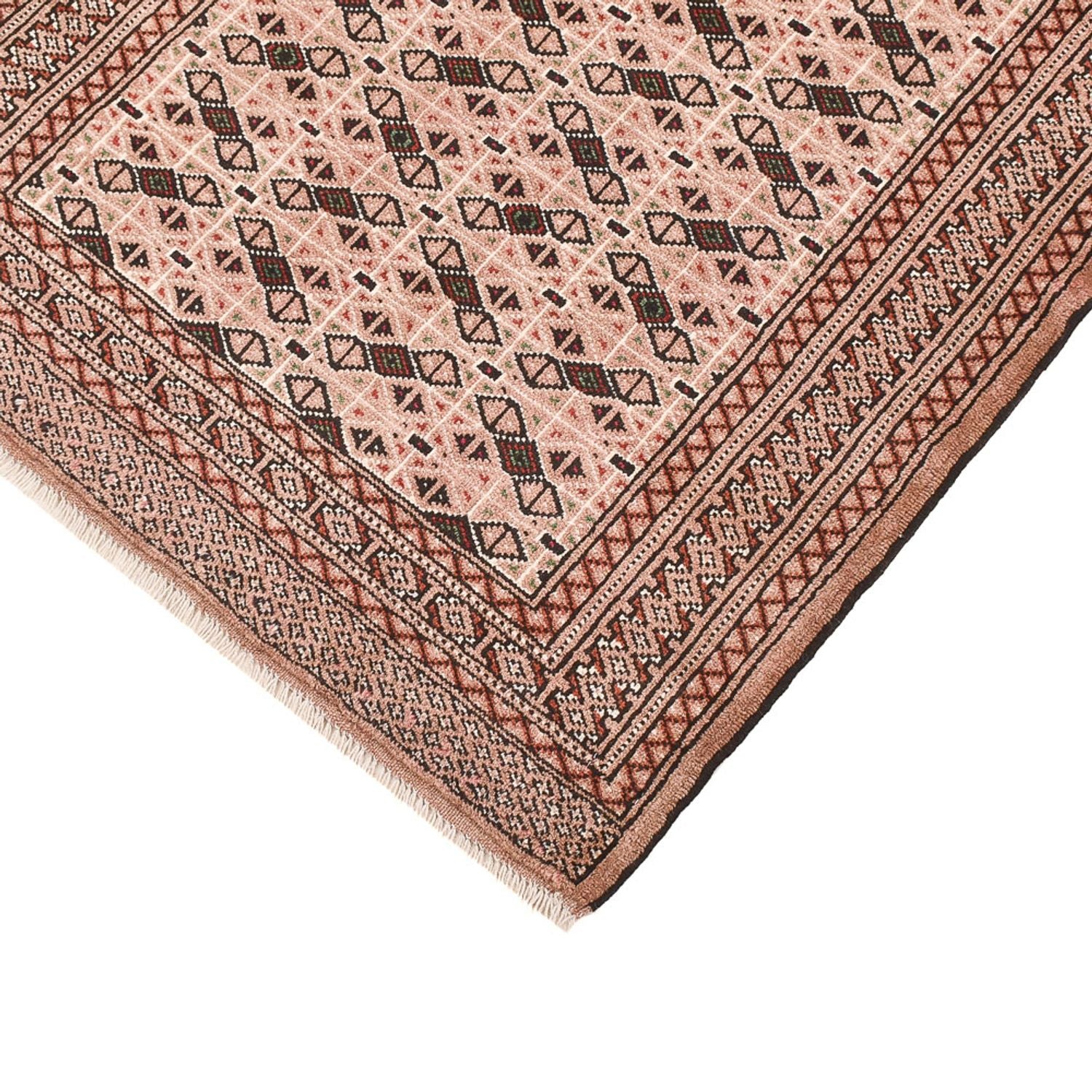 Tappeto corsia Tappeto Turkaman - 193 x 83 cm - rosso chiaro