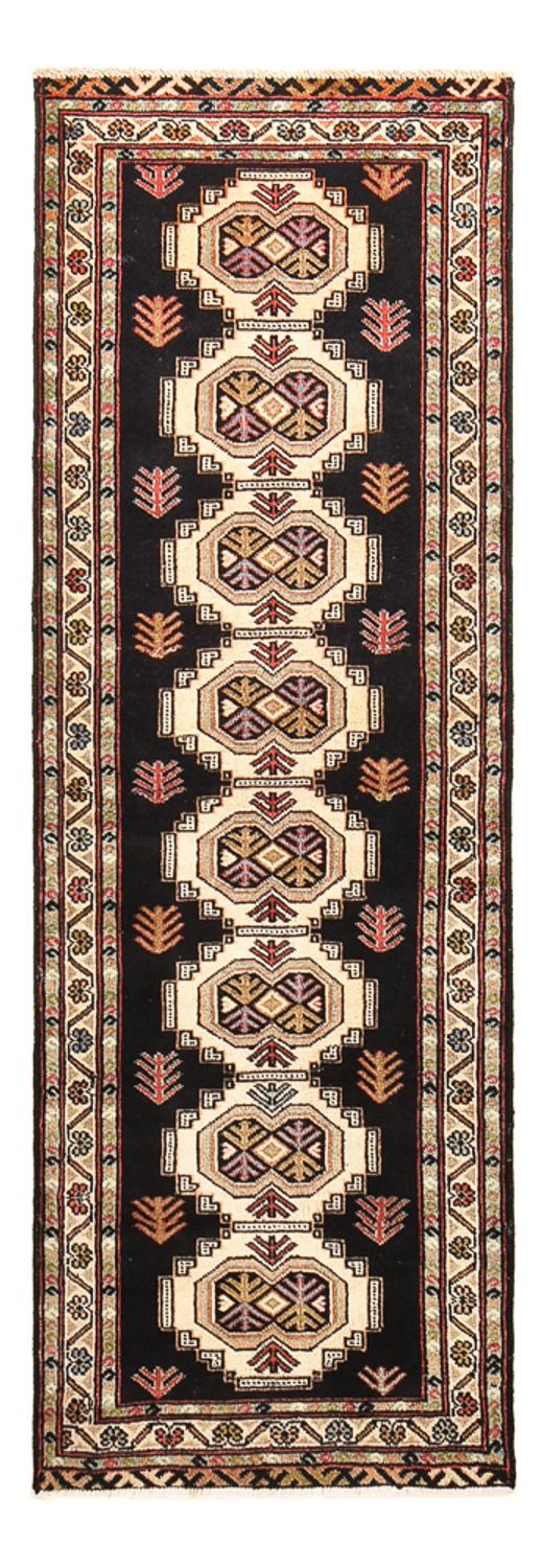 Tappeto corsia Tappeto Turkaman - 187 x 63 cm - blu scuro
