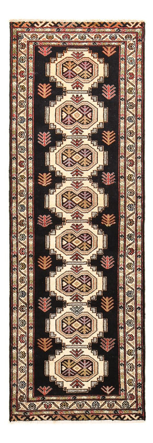 Tappeto corsia Tappeto Turkaman - 187 x 63 cm - blu scuro
