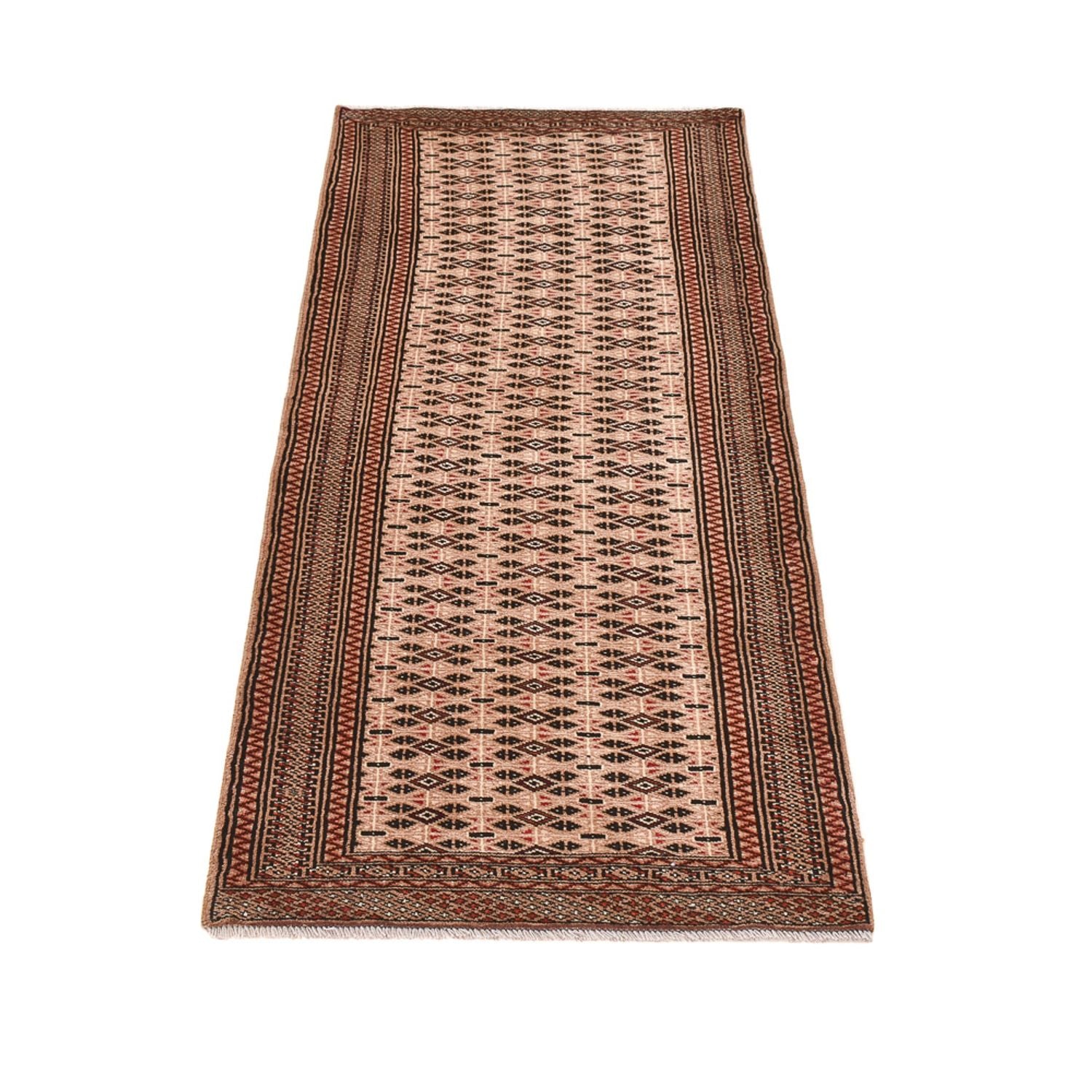 Tappeto corsia Tappeto Turkaman - 191 x 75 cm - sabbia