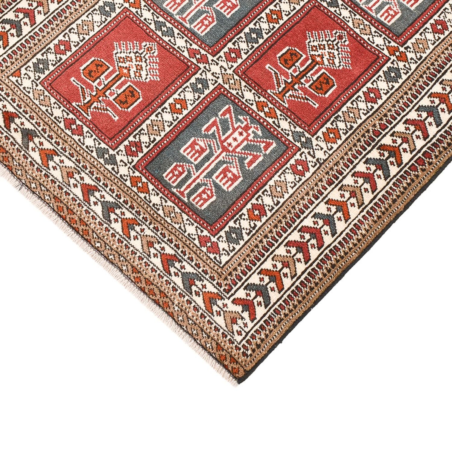 Tappeto corsia Tappeto Turkaman - 186 x 76 cm - multicolore