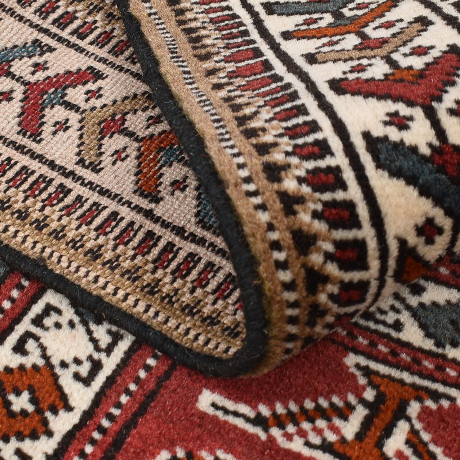 Tappeto corsia Tappeto Turkaman - 186 x 76 cm - multicolore