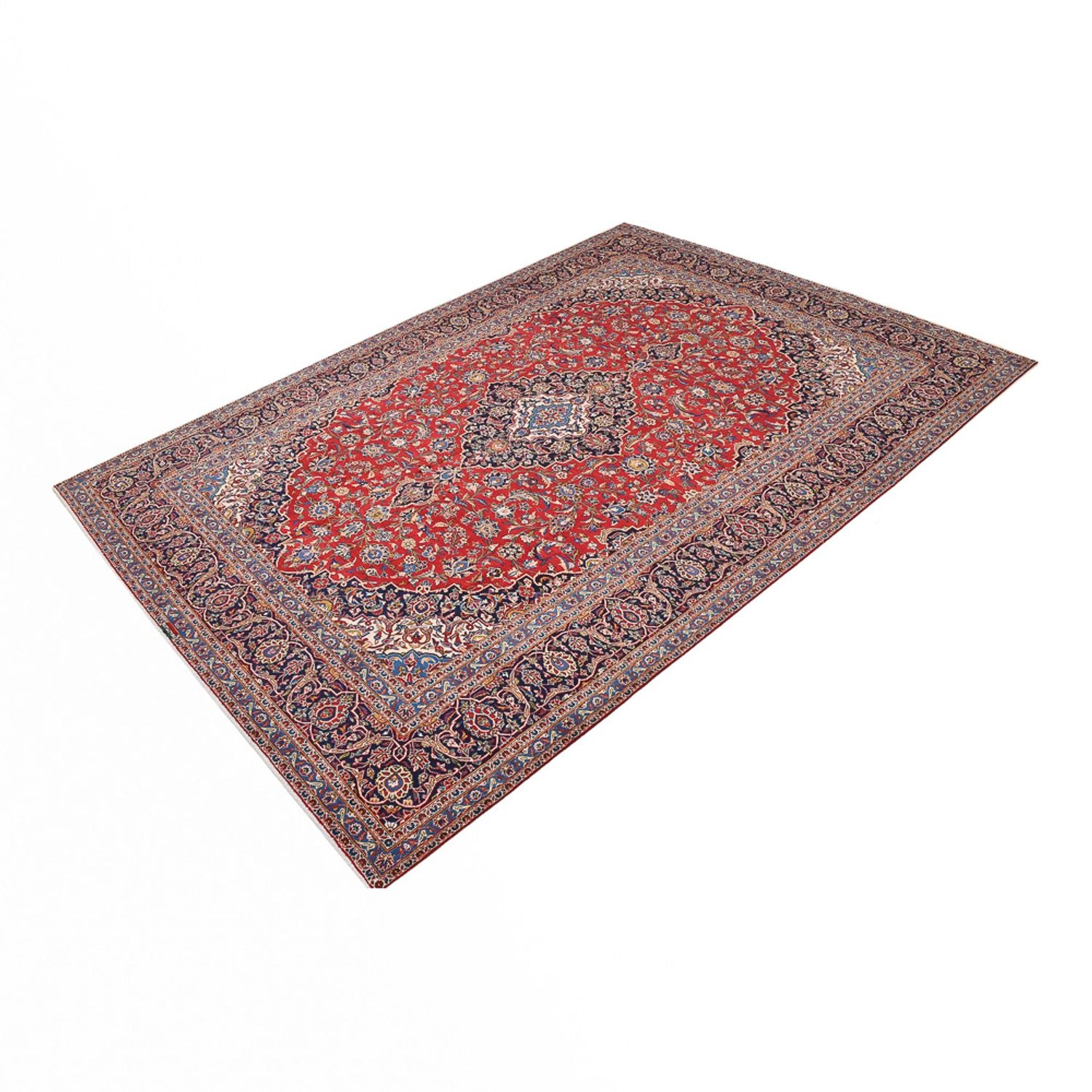 Tappeto Persero - Keshan - 383 x 273 cm - rosso