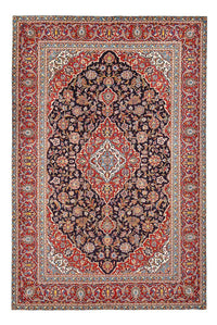 Tappeto Persero - Keshan - 345 x 232 cm - rosso scuro