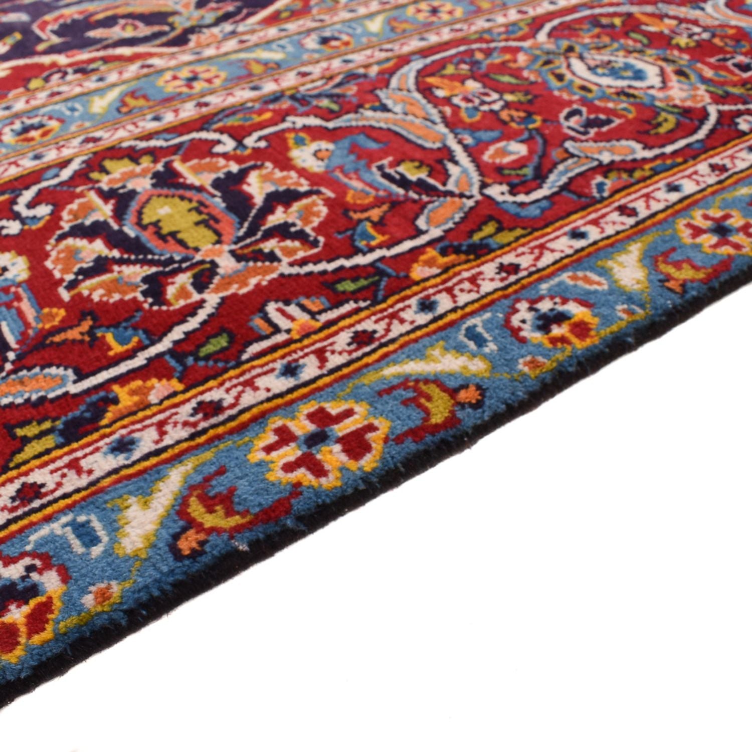 Tappeto Persero - Keshan - 345 x 232 cm - rosso scuro