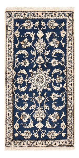 Tappeto Persero - Nain - 138 x 67 cm - blu scuro