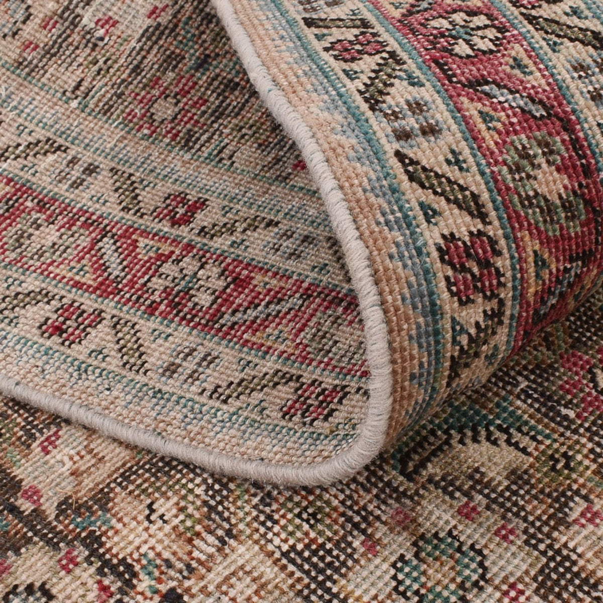 Tappeto vintage - 182 x 136 cm - beige