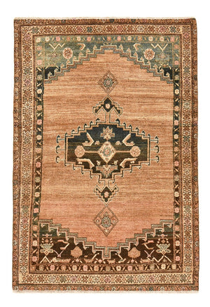 Tappeto vintage - 186 x 126 cm - rosso chiaro