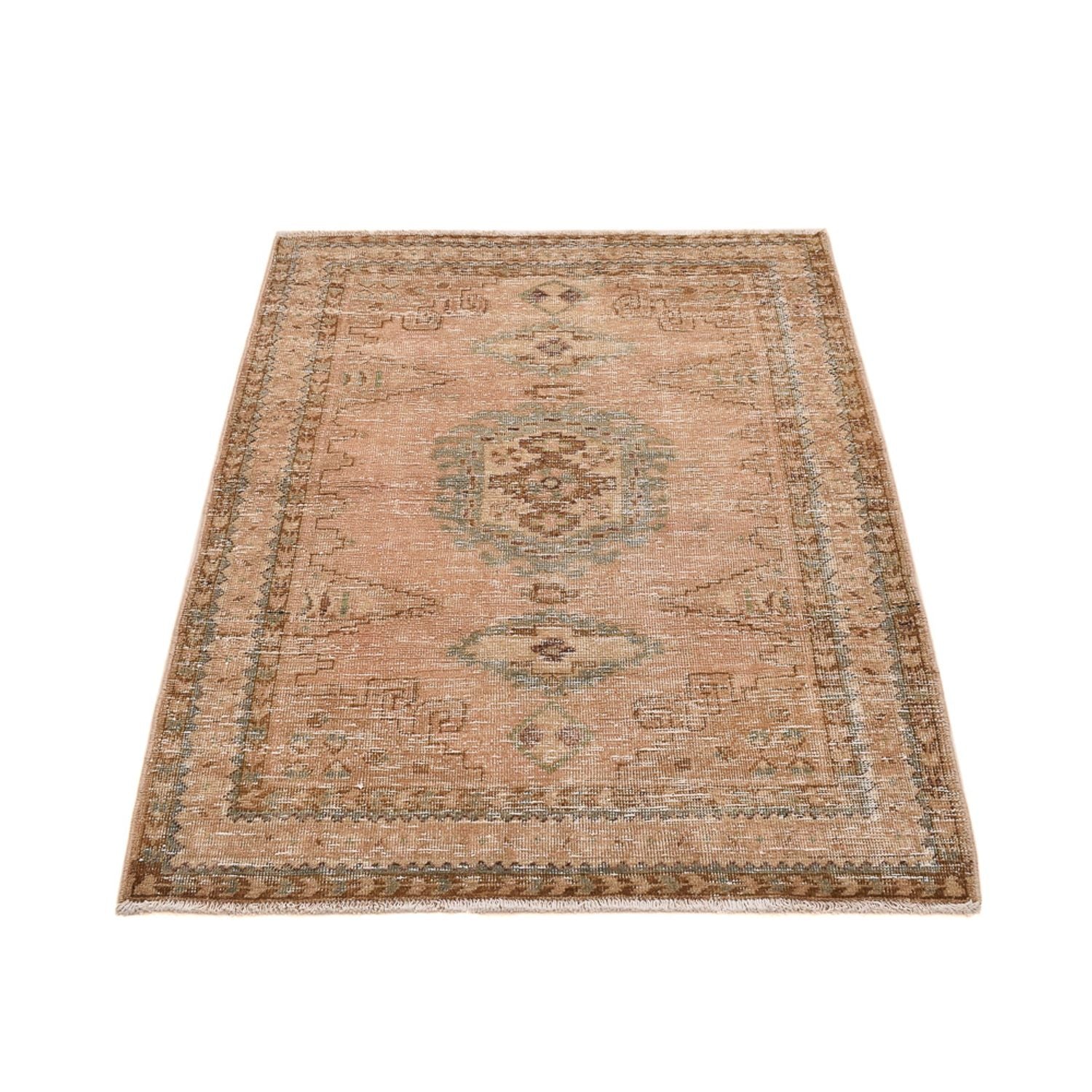Tappeto vintage - 158 x 107 cm - beige scuro
