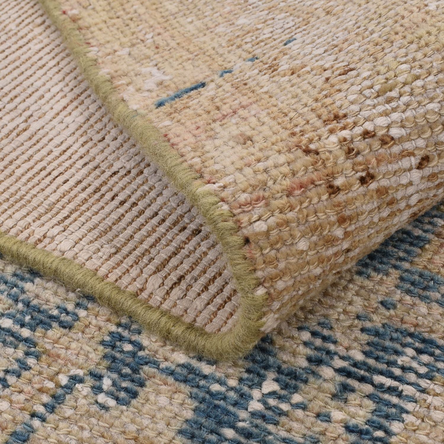 Tappeto vintage - 148 x 108 cm - blu
