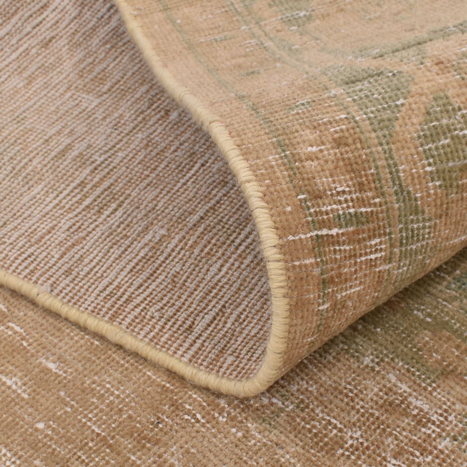 Tappeto vintage - 206 x 145 cm - beige scuro