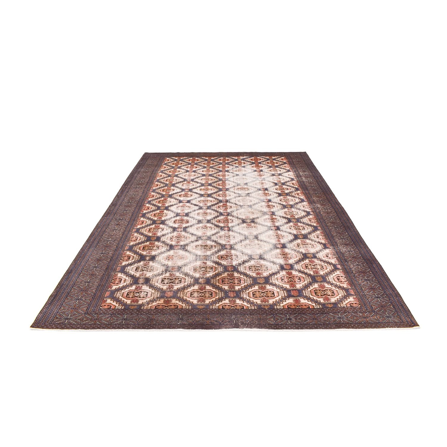 Tappeto vintage - 385 x 283 cm - ruggine