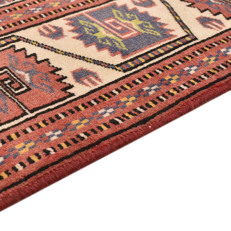 Tappeto Turkaman - 120 x 92 cm - rosso chiaro