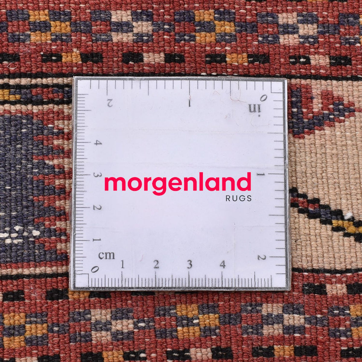 Tappeto Turkaman - 120 x 92 cm - rosso chiaro