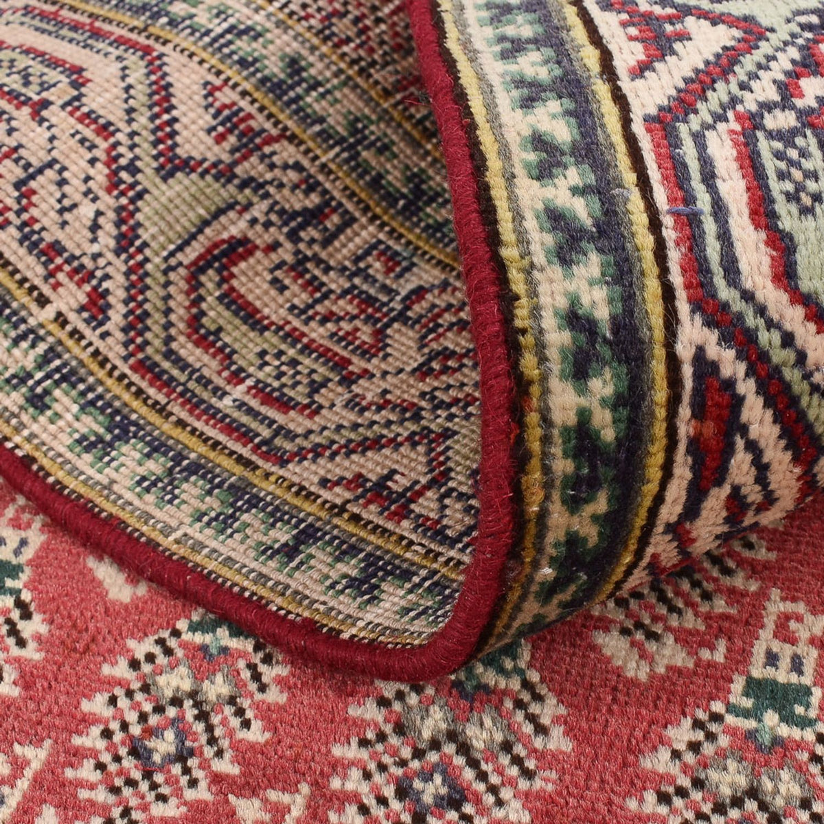 Tappeto corsia Tappeto Persero - Tabriz - 340 x 83 cm - rosso