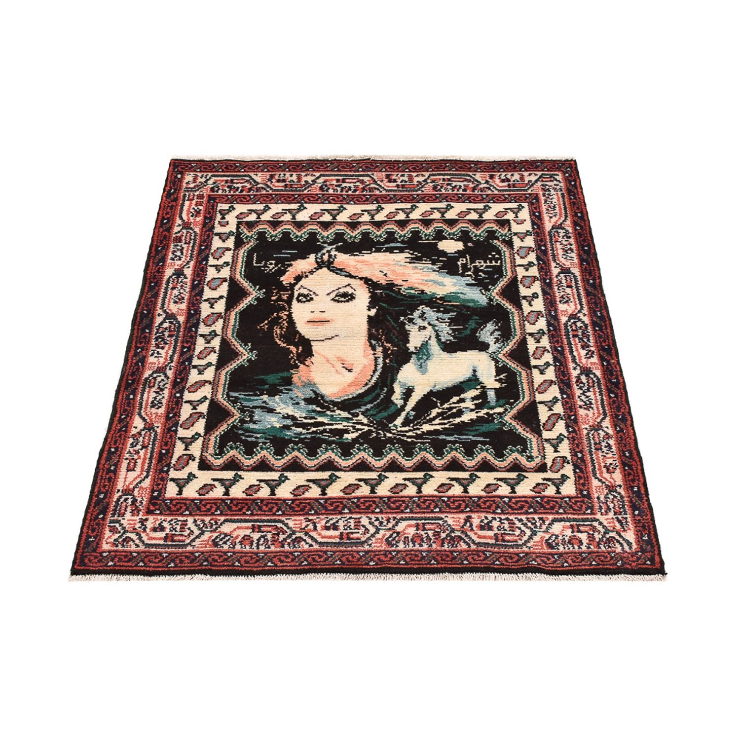 Tappeto Persero - Nomade quadrato  - 118 x 101 cm - multicolore