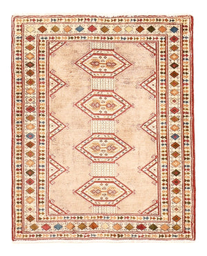 Tappeto Turkaman - 78 x 64 cm - rosa