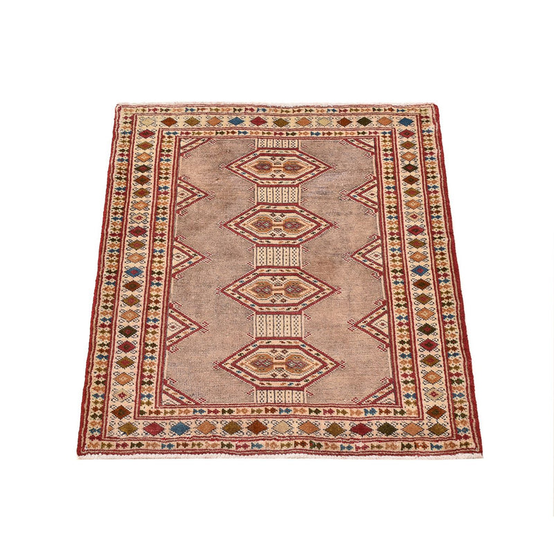 Tappeto Turkaman - 78 x 64 cm - rosa