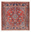 Tappeto Persero - Nomade quadrato  - 67 x 67 cm - rosso