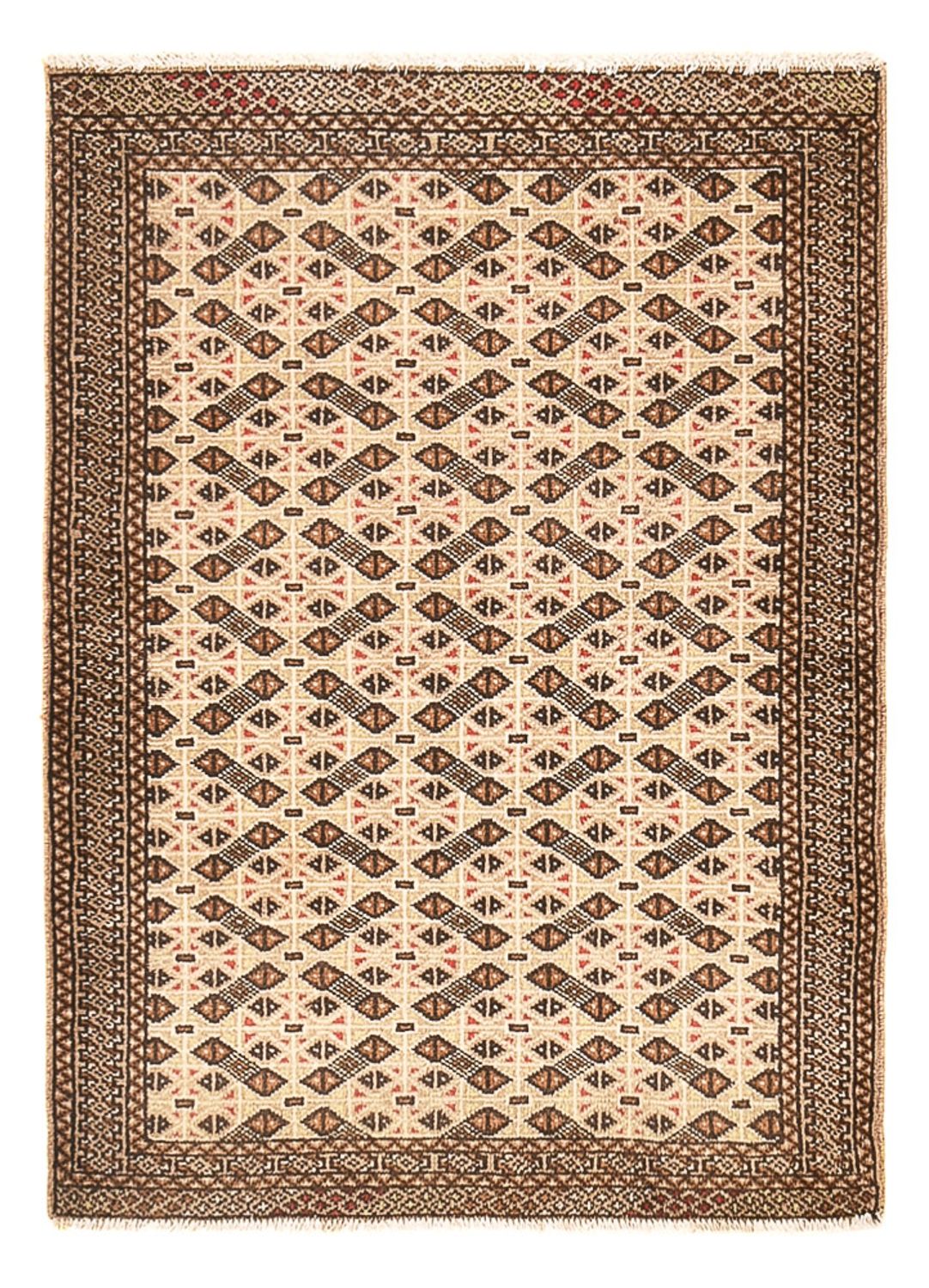 Tappeto Turkaman - 117 x 84 cm - sabbia