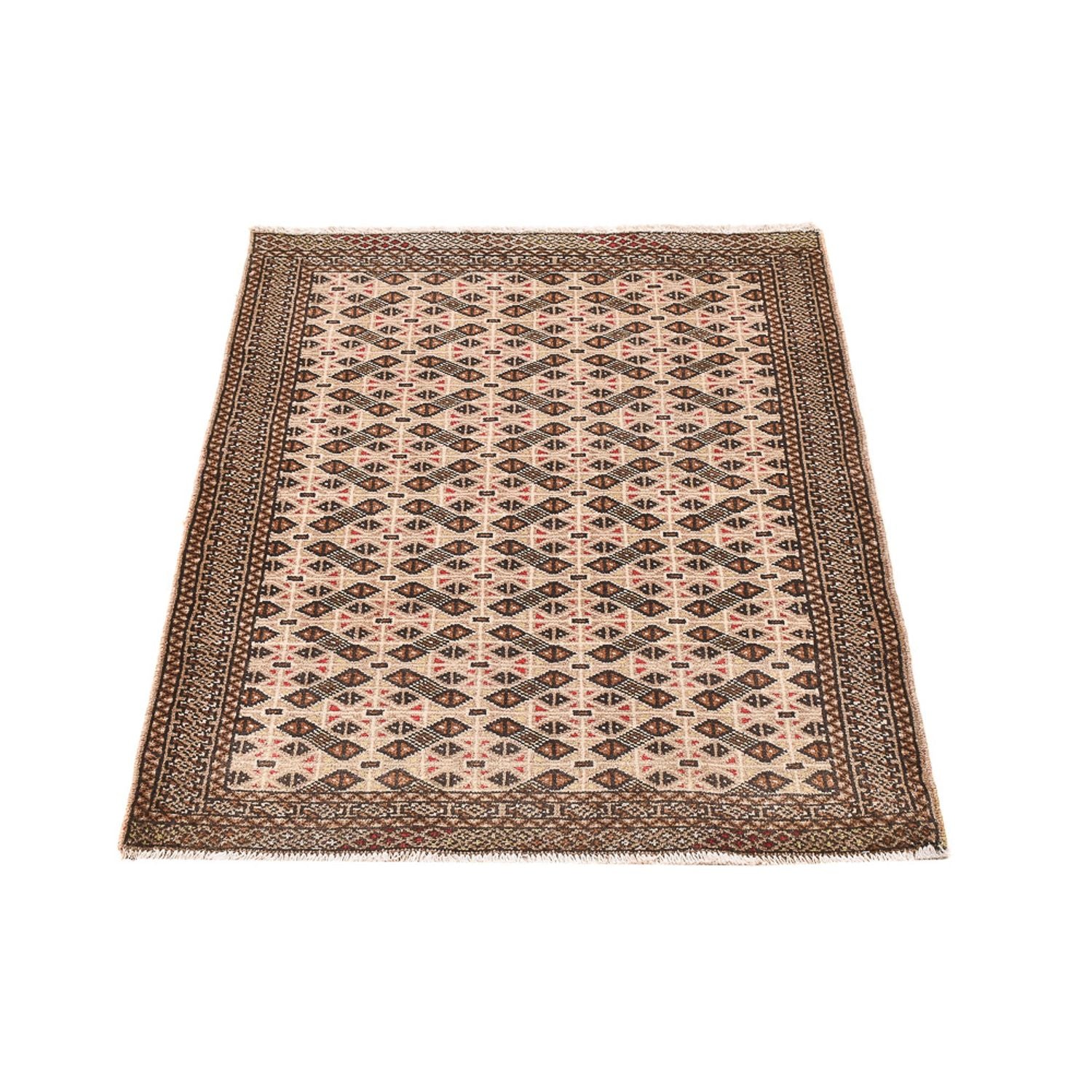 Tappeto Turkaman - 117 x 84 cm - sabbia