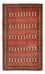Tappeto Turkaman - 127 x 73 cm - rosso
