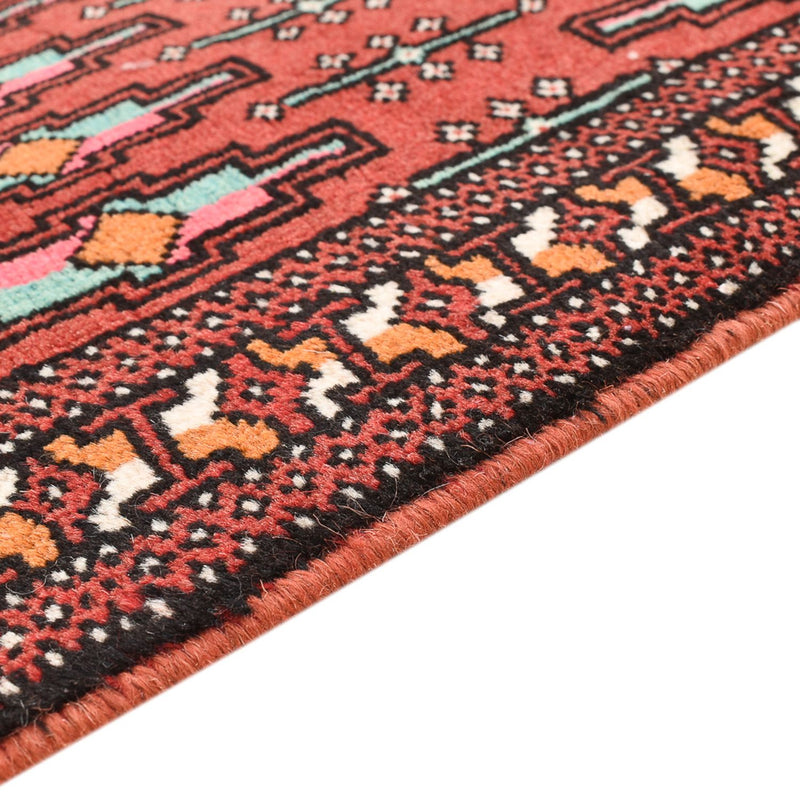 Tappeto Turkaman - 129 x 71 cm - rosso