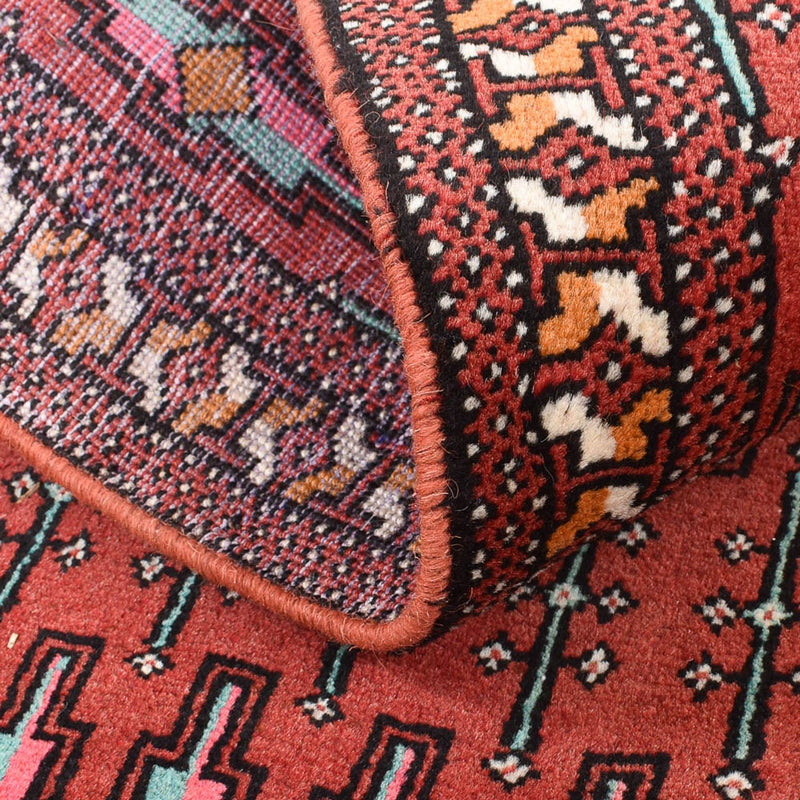 Tappeto Turkaman - 129 x 71 cm - rosso