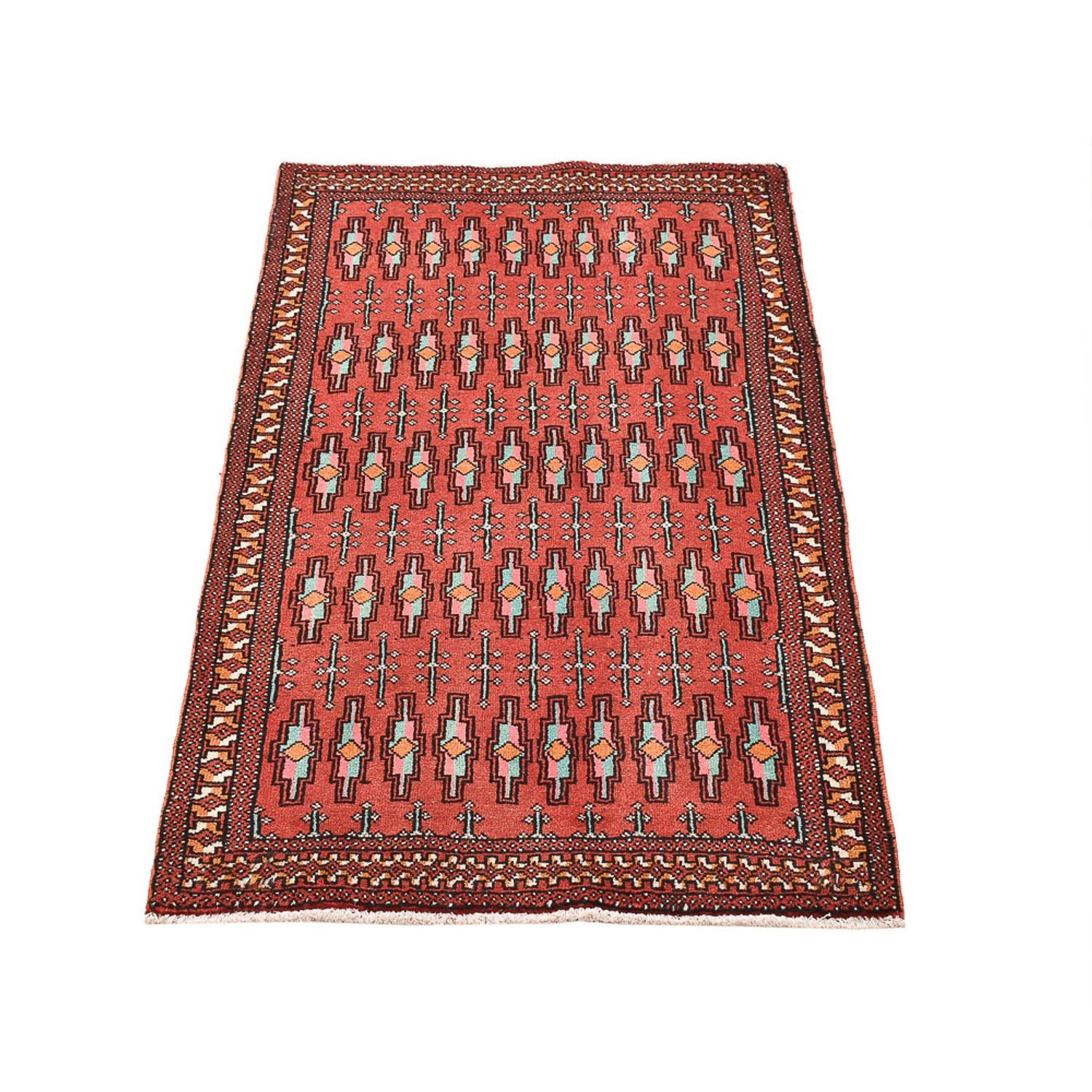 Tappeto Turkaman - 129 x 71 cm - rosso