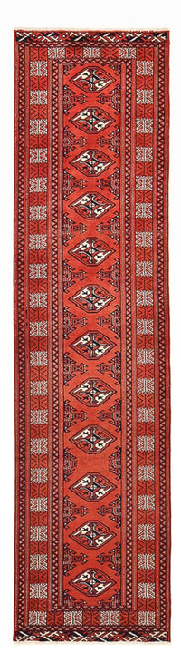 Tappeto corsia Tappeto Turkaman - 291 x 73 cm - rosso