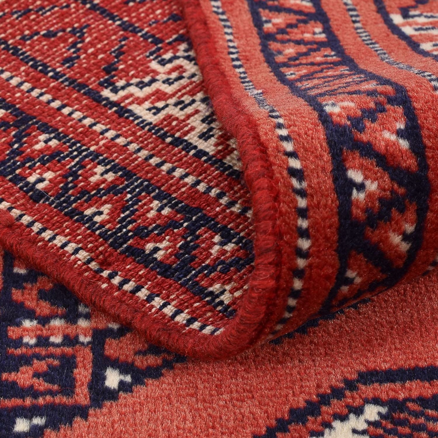 Tappeto corsia Tappeto Turkaman - 291 x 73 cm - rosso