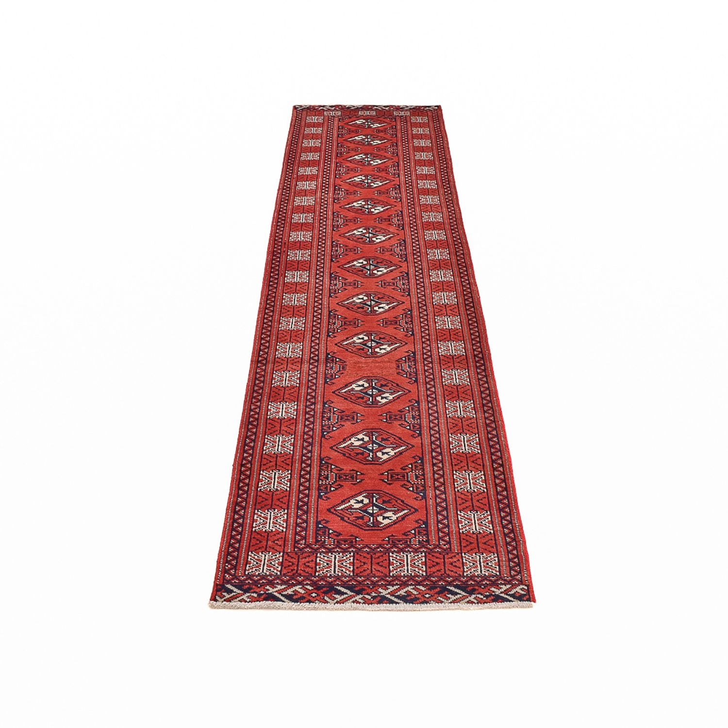 Tappeto corsia Tappeto Turkaman - 291 x 73 cm - rosso